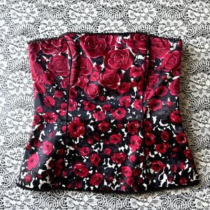 Vintage Y2K Floral Corset